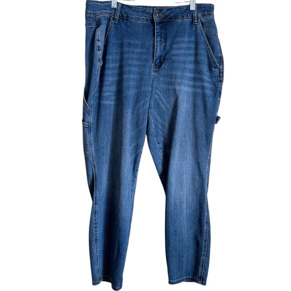 Judy Blue Women's Carpenter Slim Fit Jean JB88302 Stretch High Rise Size 16W - Picture 1 of 8